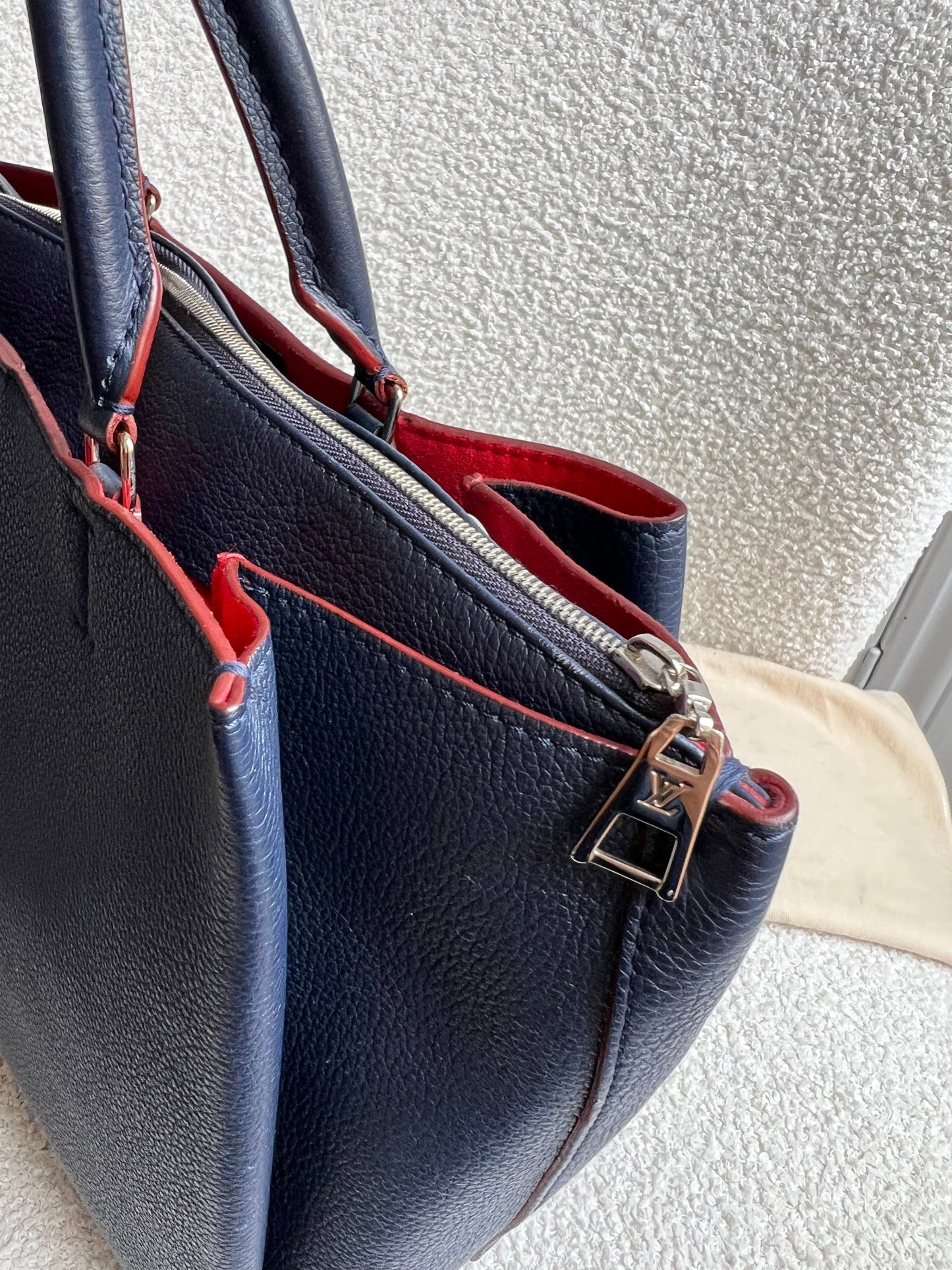 Louis Vuitton Lockmeto Bag in Marine Rouge