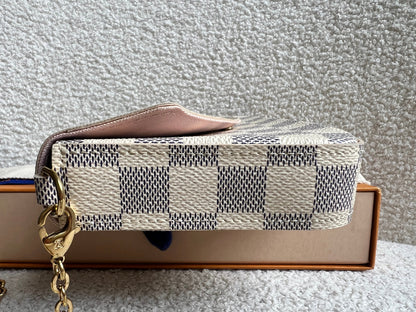 Louis Vuitton Felicie Pochette Damier Azur (RRP £1110)
