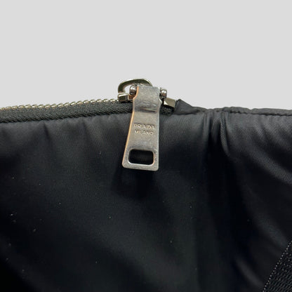 Prada 2018 Rubber Race Logo Crossbody Belt Pocket Bag