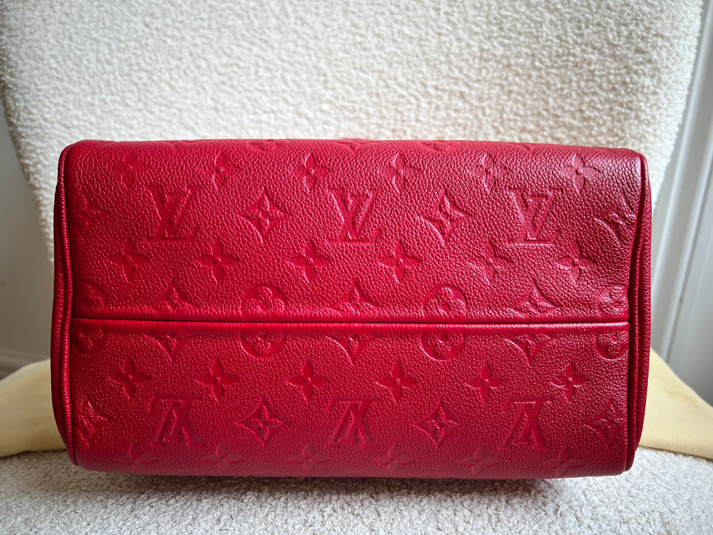 Louis Vuitton Speedy 25 Red Empreinte (RRP £1,840)