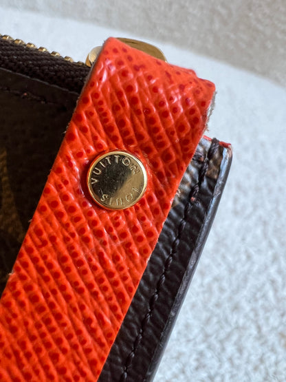 Louis Vuitton Adele Wallet Monogram and Orange