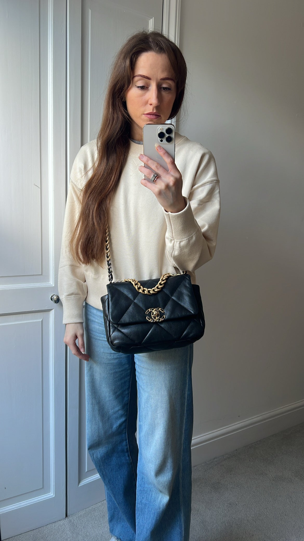 Chanel Small 19 in Black Lambskin (RRP £5,590)