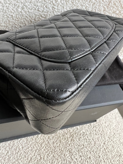 Chanel Mini Rectangular Classic Flap in Black Lambskin (RRP £4,390)