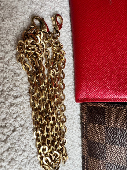 Louis Vuitton Felicie Pochette Damier Ebene (RRP £1110)