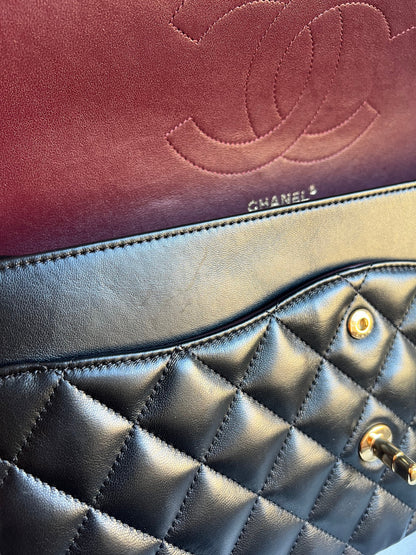 Chanel Jumbo Classic Flap in Black Lambskin Gold Hardware (RRP £9,830)