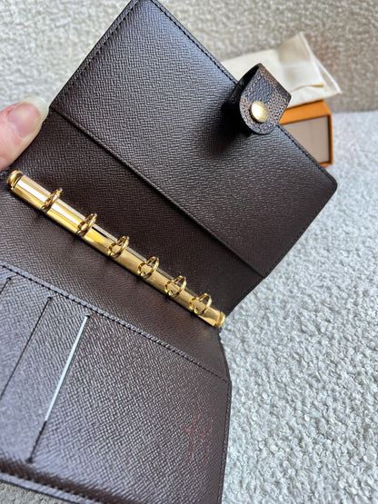 Louis Vuitton Damier Ebene Small Ring Agenda Cover (RRP £290)