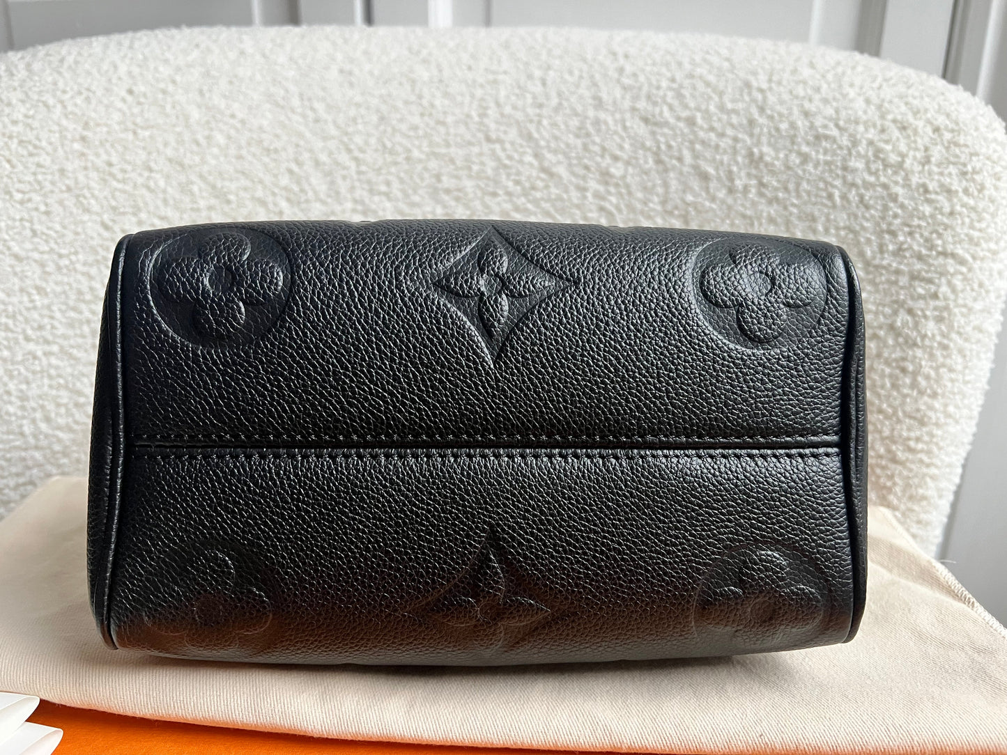 Louis Vuitton Speedy Black Empreinte Bandouliere 20 (RRP £1960)