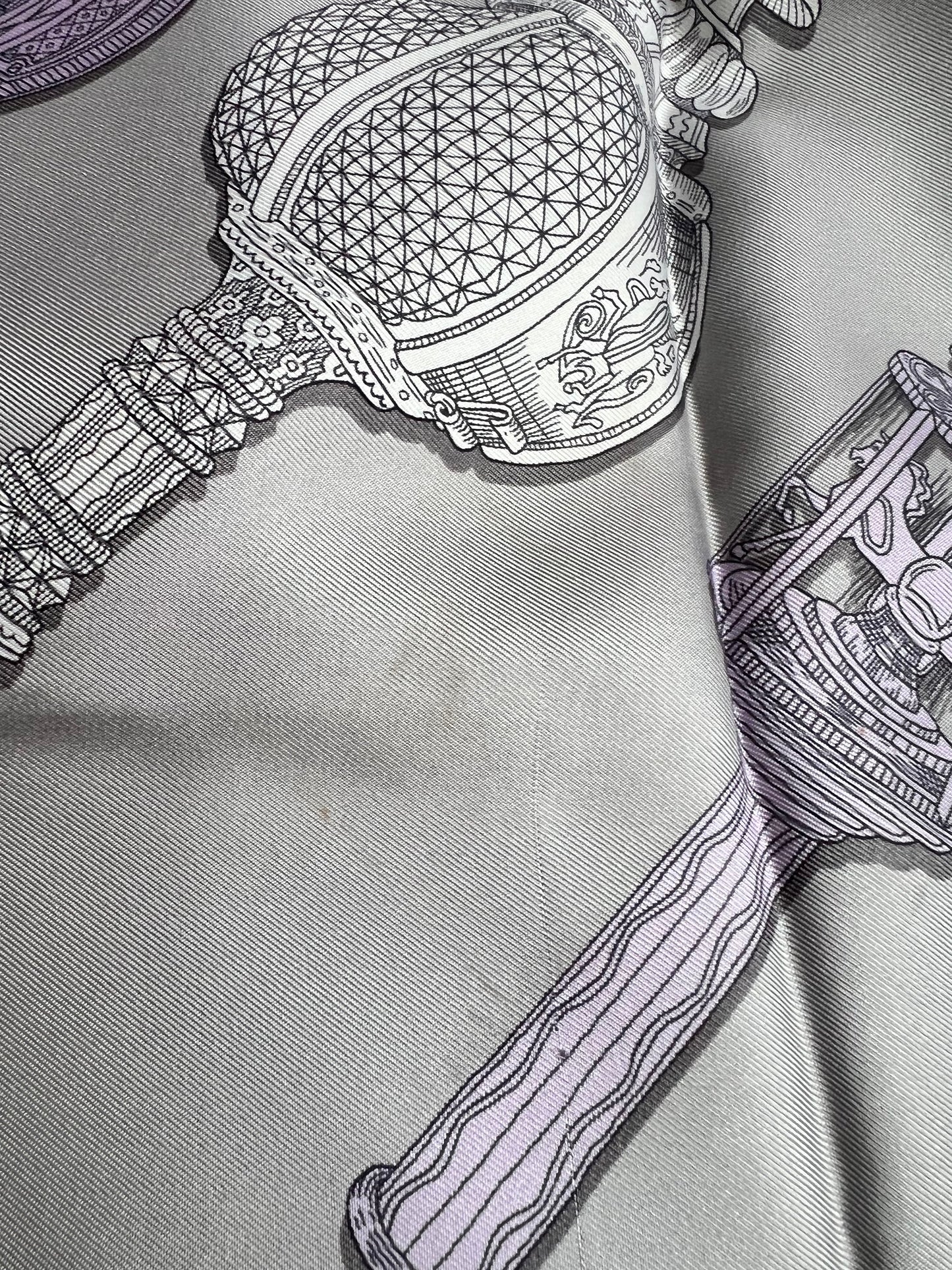 Hermes 90cm Scarf ‘Merveilleuses Lanternes’ by Pierre Marie