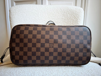 Louis Vuitton Neverfull MM Damier Ebene Rose Ballerine (RRP £1430)