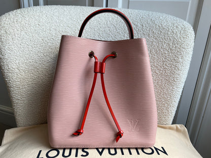 Louis Vuitton Neo Noe Bucket Bag Rose Ballerine (RRP £1,890)