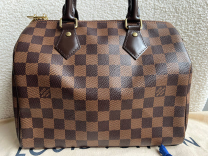Louis Vuitton Speedy 25 Bandouliere Damier Ebene (RRP £1,470)