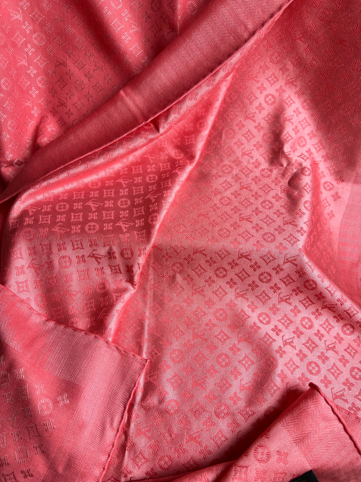 Louis Vuitton Pink Monogram Shawl