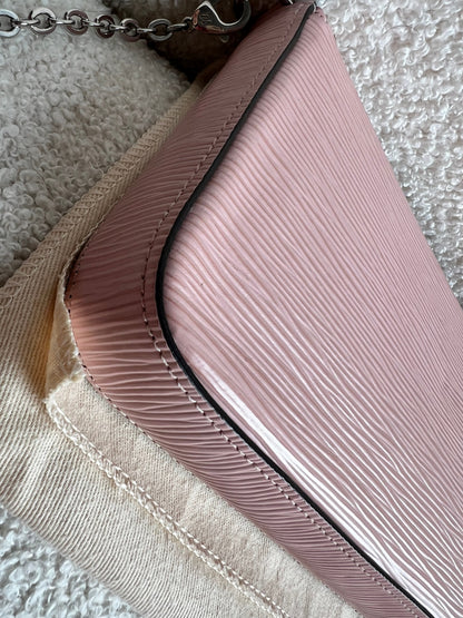 Louis Vuitton Felicie Pochette Rose Ballerine Epi (RRP £1160)