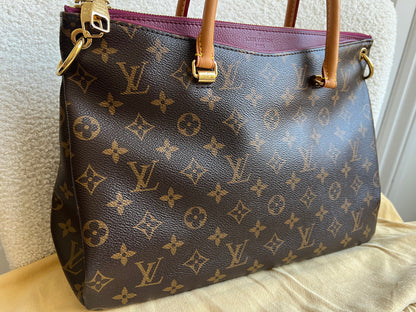Louis Vuitton Pallas Tote in Monogram and Fuchsia (RRP £1960)