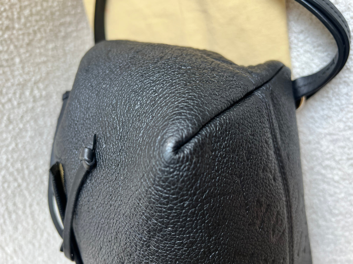 Louis Vuitton Montsouris Backpack Black Empreinte