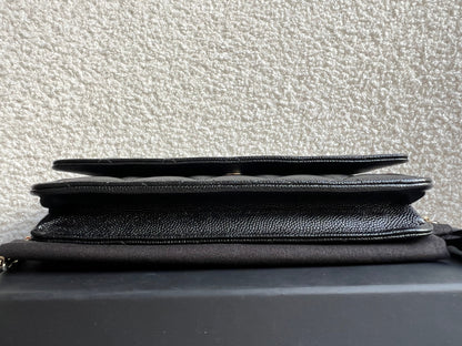 Chanel Black Caviar Wallet on Chain (RRP £2,930)