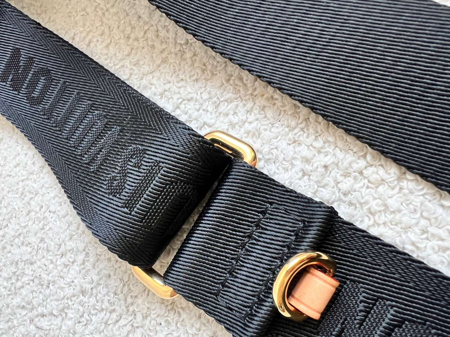 Louis Vuitton Black Canvas Bandouliere Strap