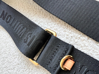 Louis Vuitton Black Canvas Bandouliere Strap