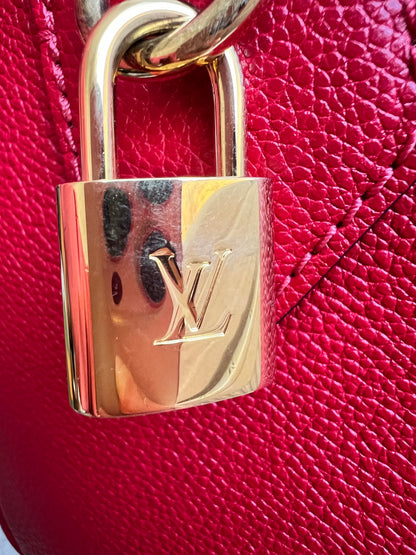 Louis Vuitton Speedy 25 Red Empreinte (RRP £1,840)