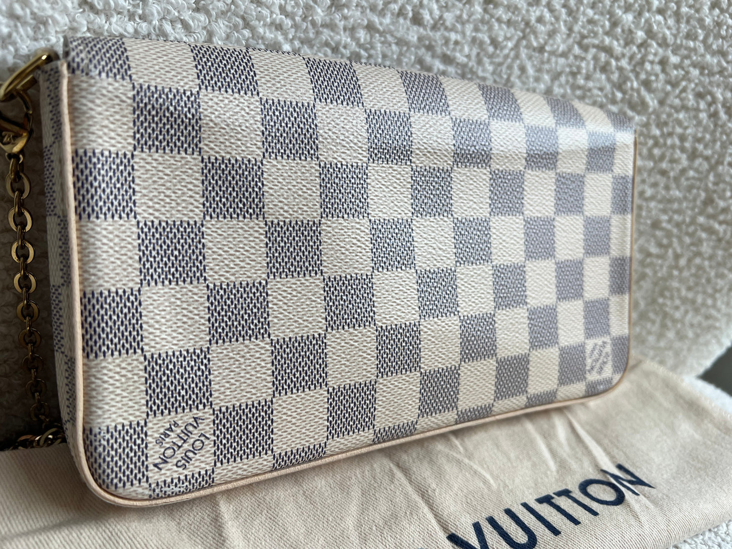 Louis Vuitton Felicie Pochette Damier Azur (RRP £1110)