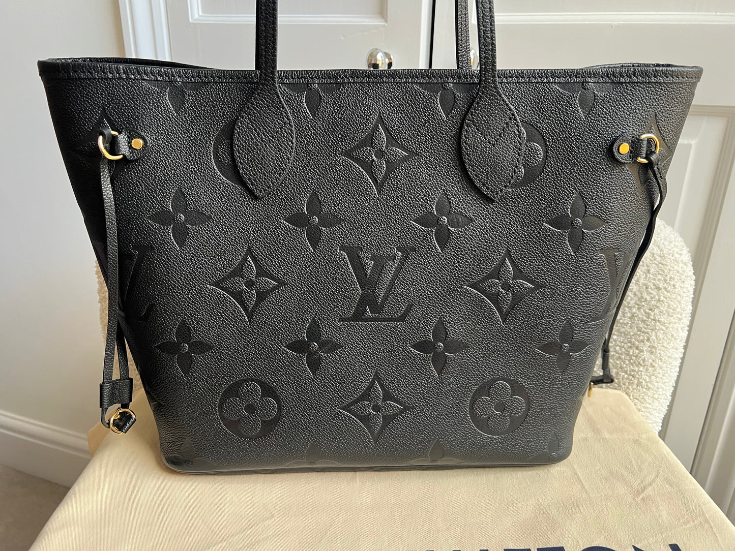 Louis Vuitton Neverfull MM Black Empreinte (RRP £2,010)