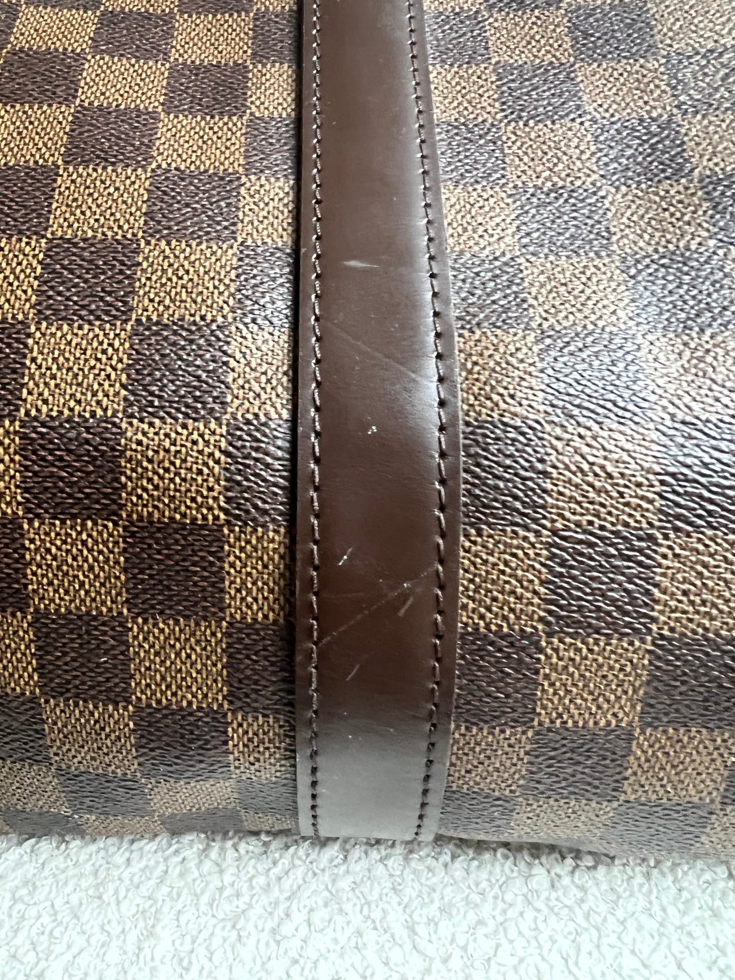 Louis Vuitton Keepall Bandouliere 55 Damier Ebene (RRP £2,020)