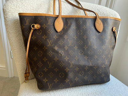 Louis Vuitton Neverfull MM Monogram Beige