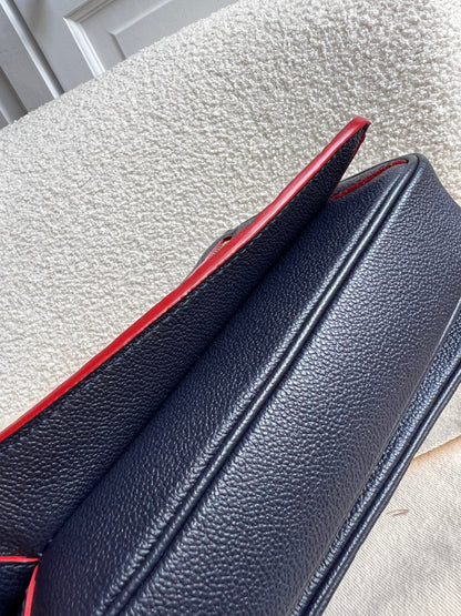 Louis Vuitton Pochette Metis Marine Rouge Empreinte (RRP £2,200)