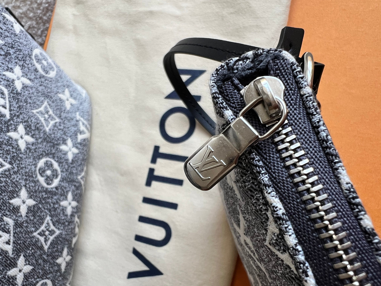 Louis Vuitton Neverfull MM Jacquard Denim