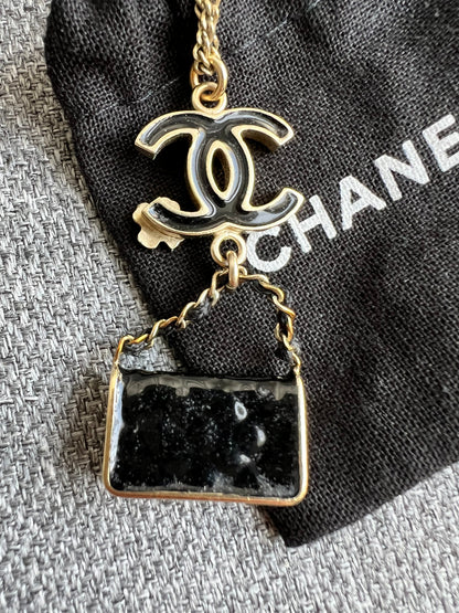 Chanel CC Bag Charm Necklace