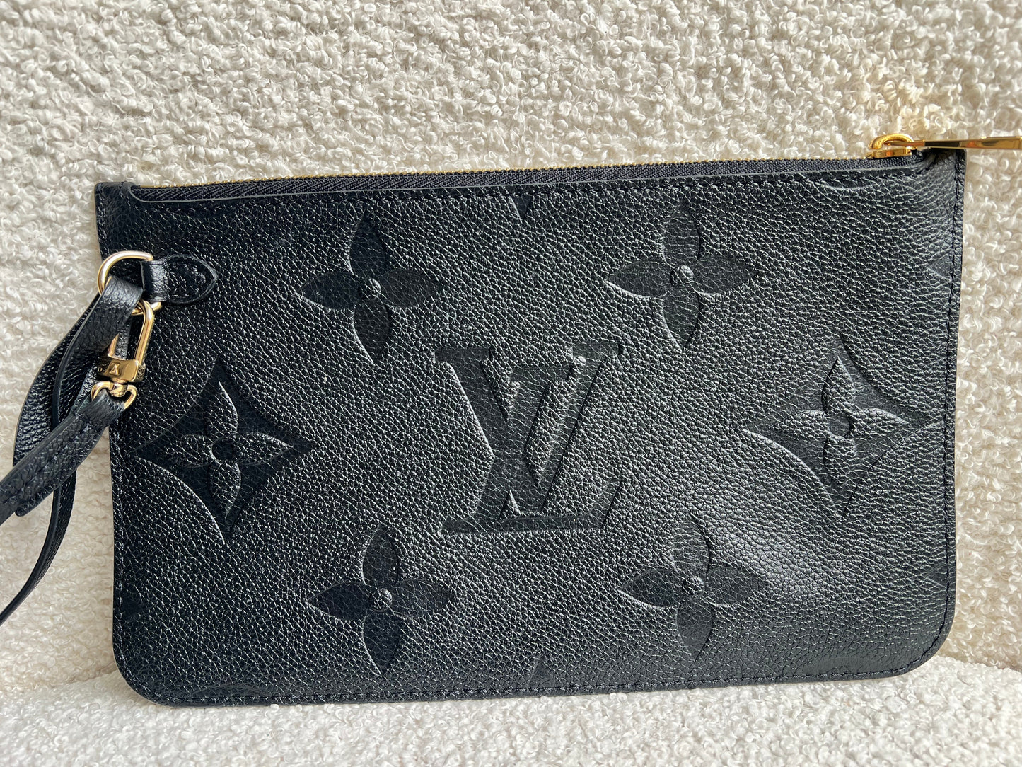 Louis Vuitton Pouch (from Neverfull) Black Empreinte