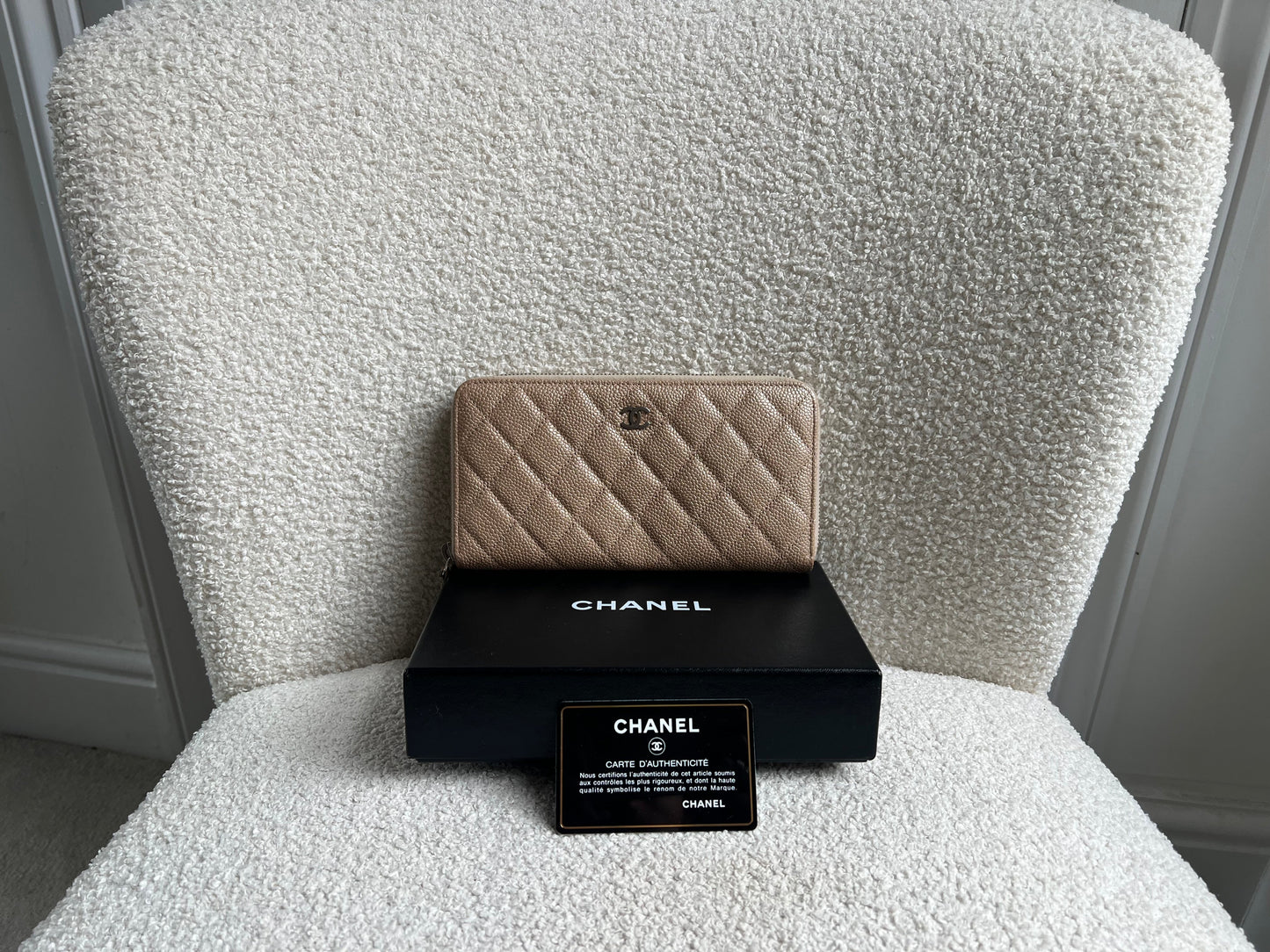 Chanel Caviar Classic Long Zipped wallet (RRP £1150)