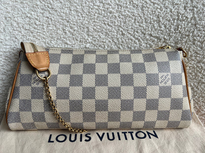 Louis Vuitton Eva Clutch Damier Azur