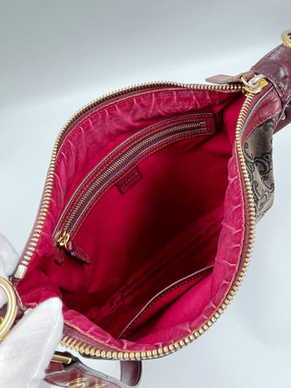 Vintage Celine Triomphe Canvas Crossbody Bag