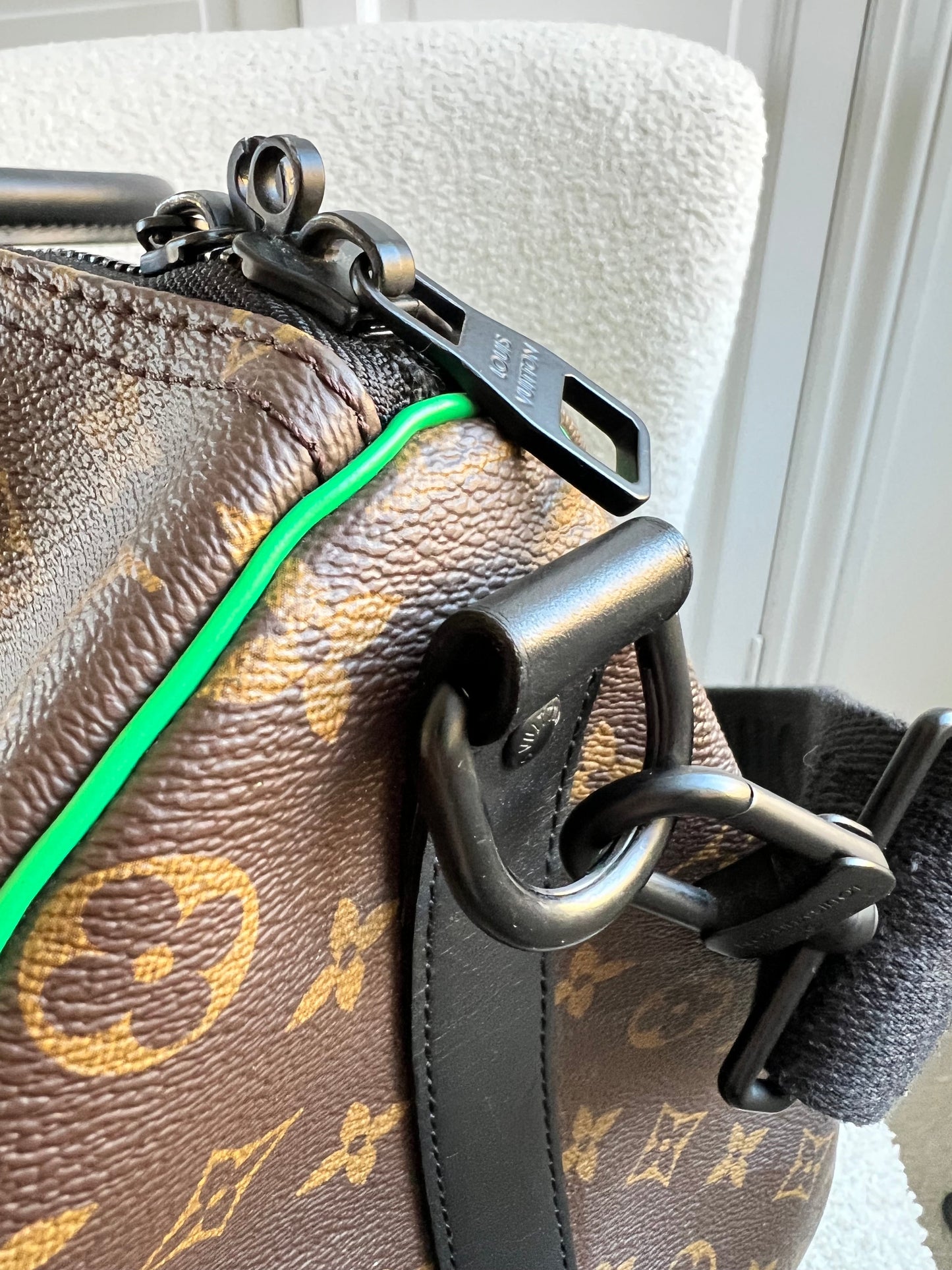 Louis Vuitton Keepall Bandouliere 50 Monogram Macassar and Minty Green (RRP £2,520)