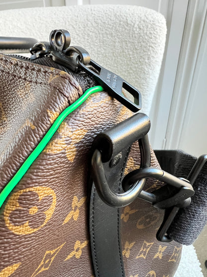 Louis Vuitton Keepall Bandouliere 50 Monogram Macassar and Minty Green (RRP £2,520)