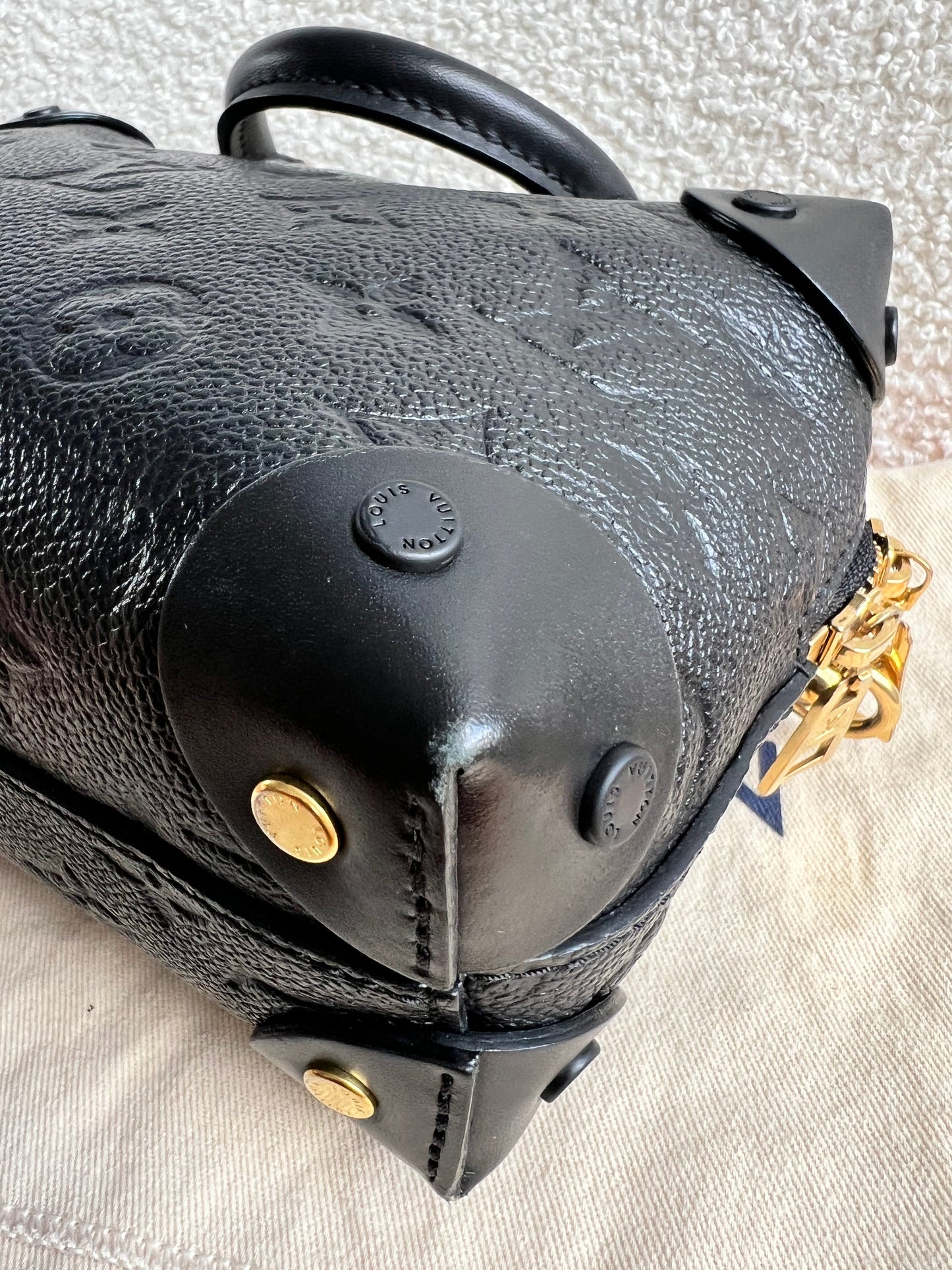 Louis Vuitton Black Empreinte Petite Malle Souple Bag (RRP £2420)