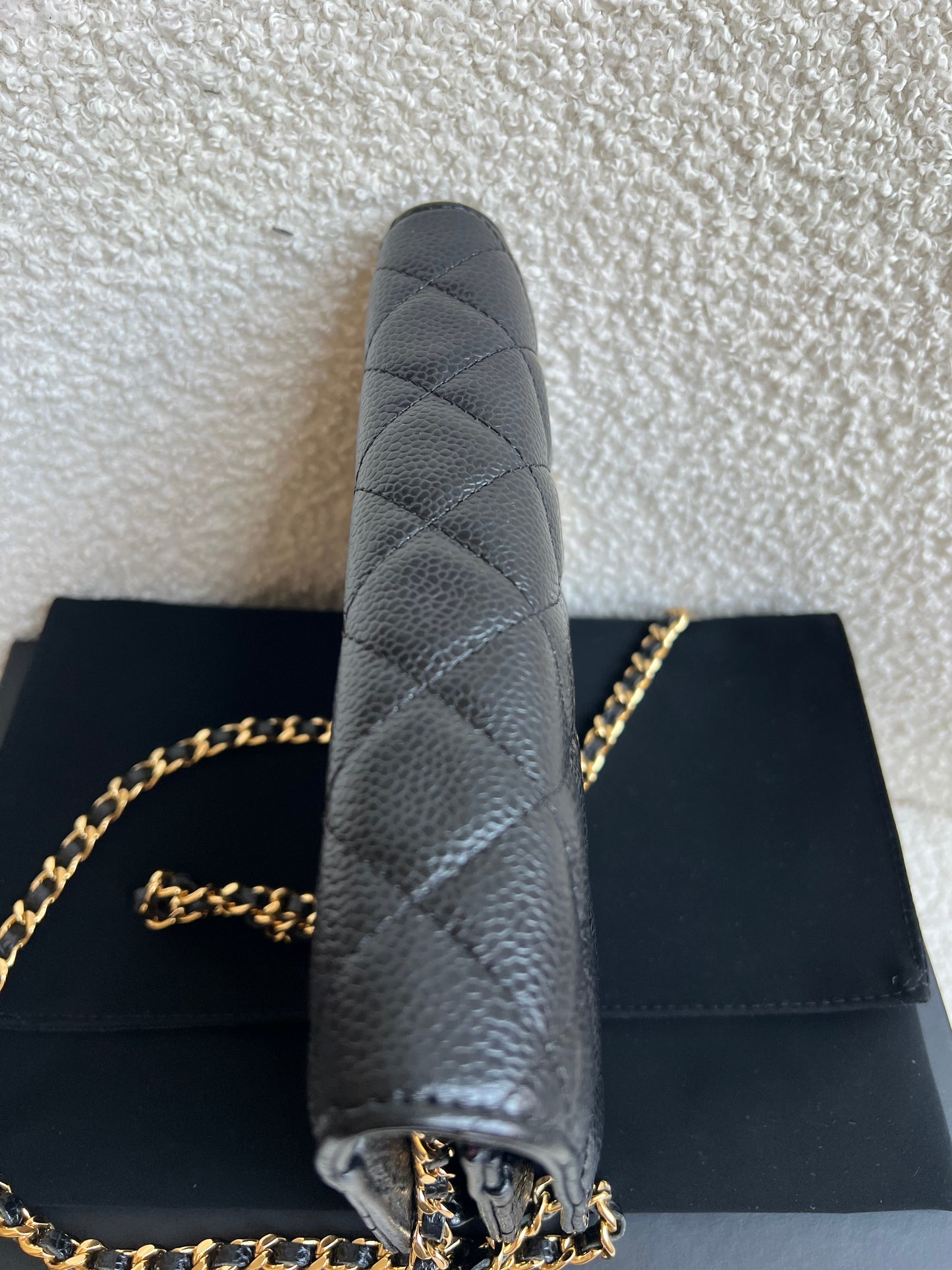 Chanel Black Caviar Wallet on Chain (RRP £2,930)