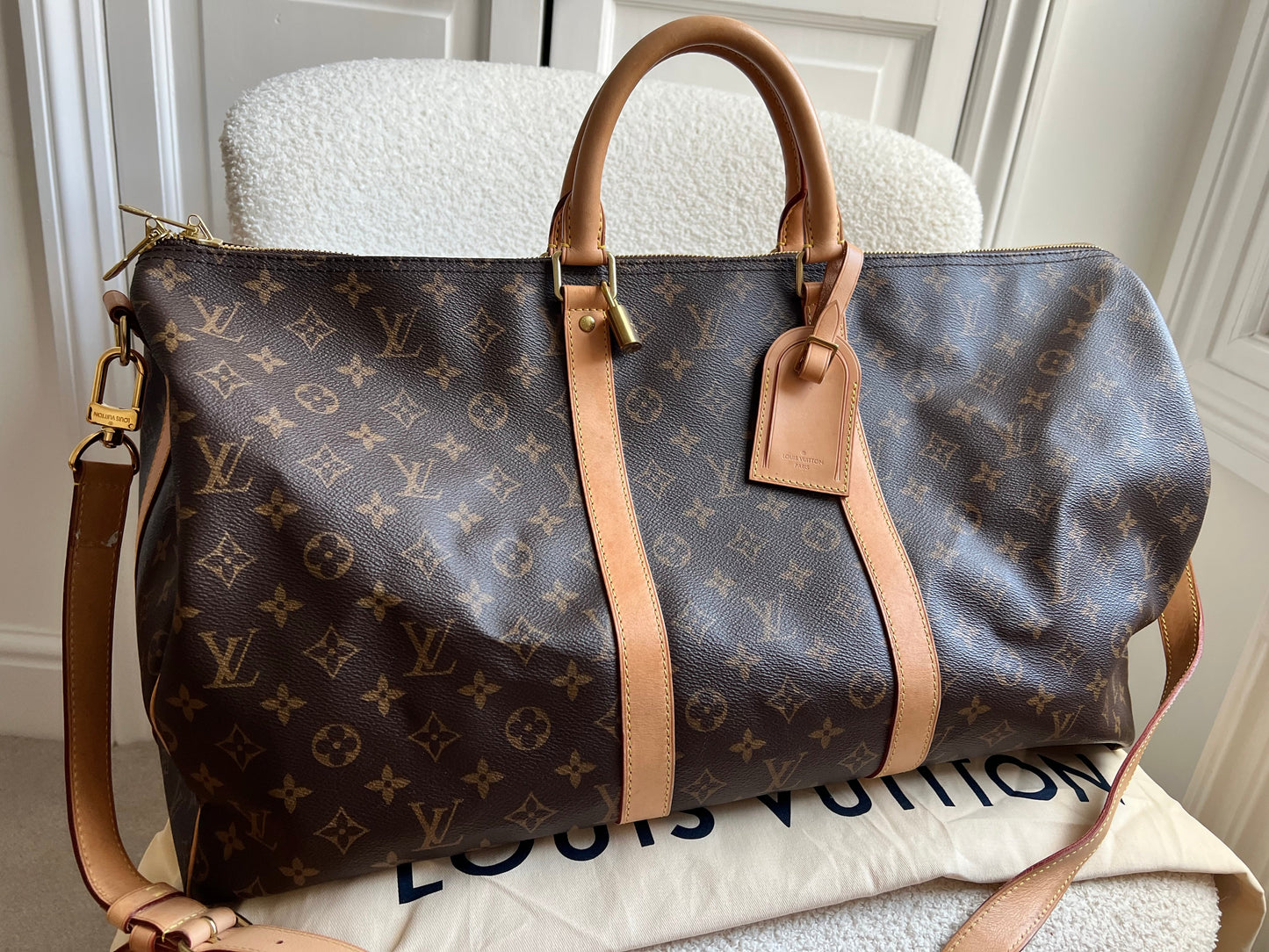 Louis Vuitton Keepall Bandouliere 55 Monogram (RRP £2,050)
