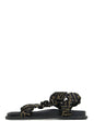 Fendi Satin Ruched Fendi Feel Sandals sz 39.5
