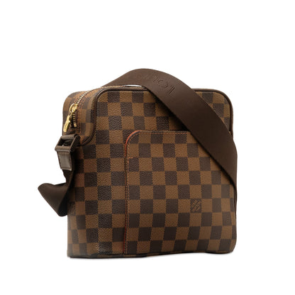 Brown Louis Vuitton Damier Ebene Olav PM Crossbody Bag