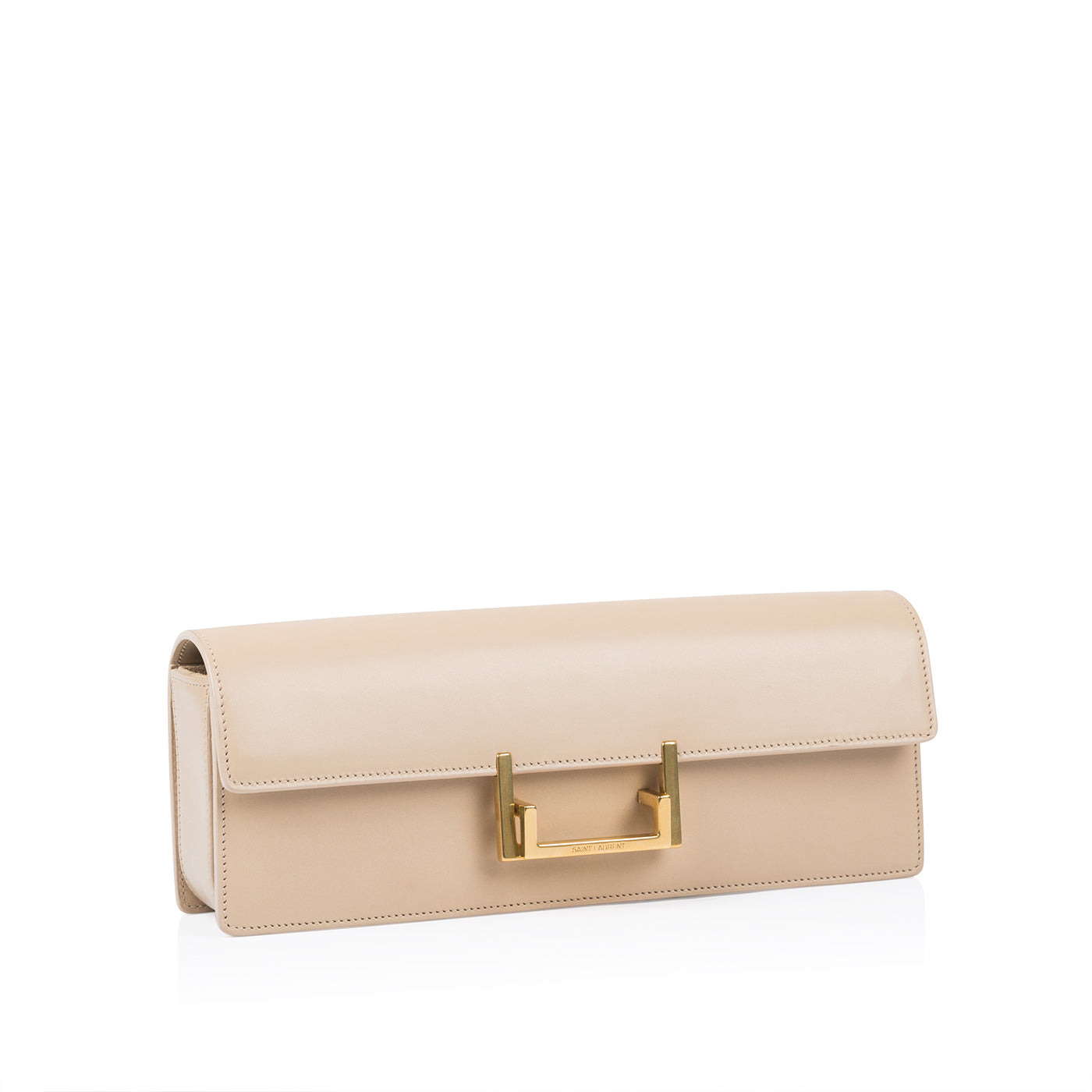 Saint Laurent Luxury Leather Red Clutch Style 9