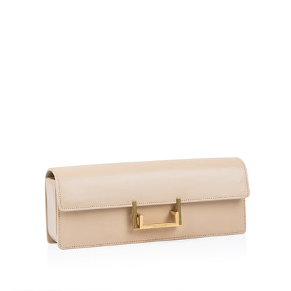 Saint Laurent Luxury Leather Red Clutch Style 9