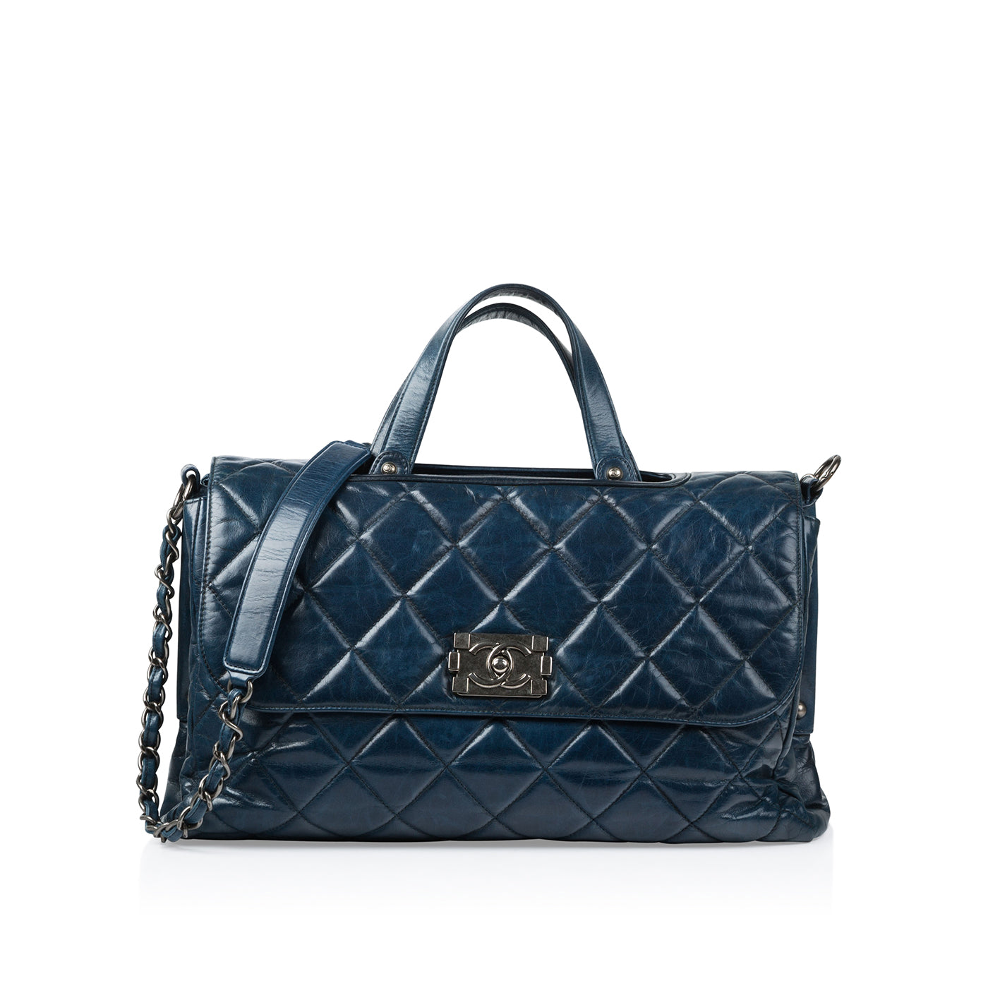 Chanel Quilted Convertible Boy Tote