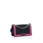 Chanel Boy Bag Canvas Silver Shoulder Bag