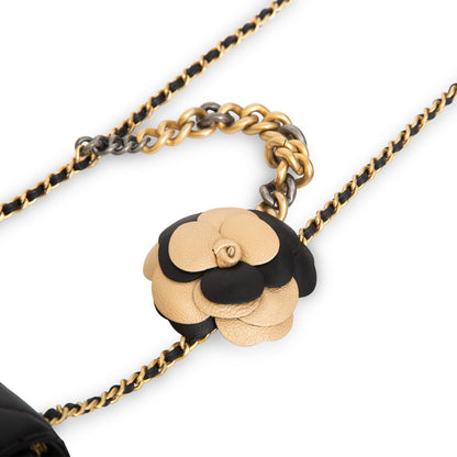 Chanel Classic Flap Lambskin Black Shoulder Bag Style 11