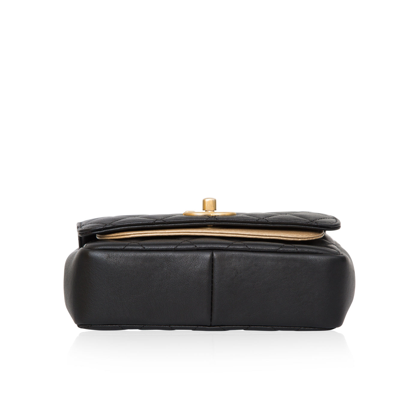 Chanel Classic Flap Lambskin Black Shoulder Bag Style 11