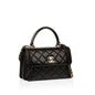 Chanel Lambskin Black Shoulder Bag Style 22