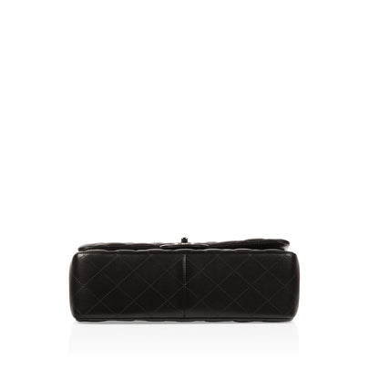 Chanel Classic Flap Lambskin Black Shoulder Bag Style 270