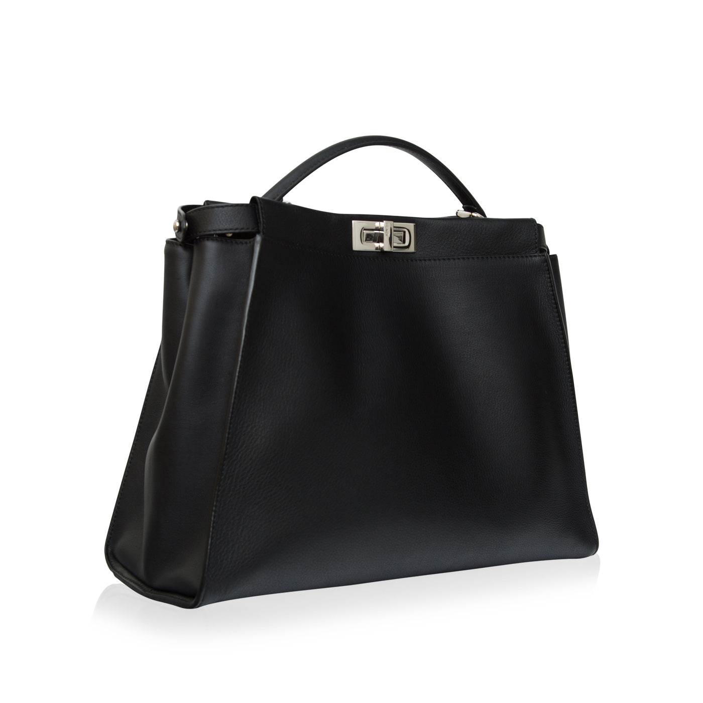 Fendi Peekaboo Leather Red Handbag Style 60